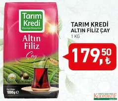 TARIM KREDİ ALTIN FİLİZ ÇAY 1 KG
